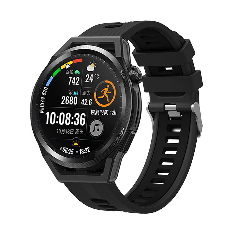For Huawei Watch GT 3 (46mm) Dual Color 22mm Silicone Watch Strap Replacement Wrist Band For Huawei Watch GT 3 (46mm) Dual Color 22mm Silicone Watch Strap Replacement Wrist Band